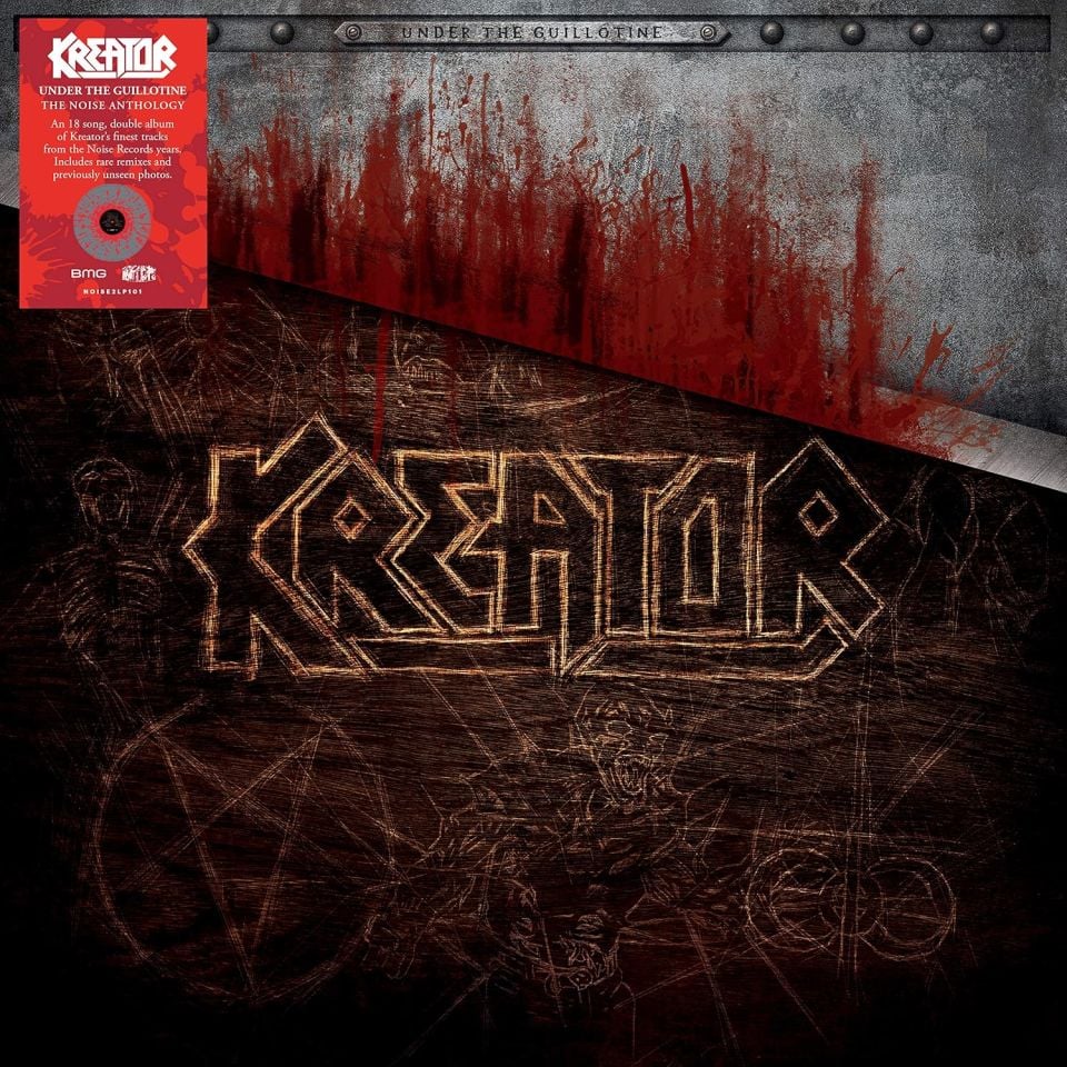 KREATOR - UNDER THE GUILLOTINE / THE NOISE ANTHOLOGY (2021) - 2LP COMPILATION GREY WITH RED SPLATTER EDITION SIFIR PLAK