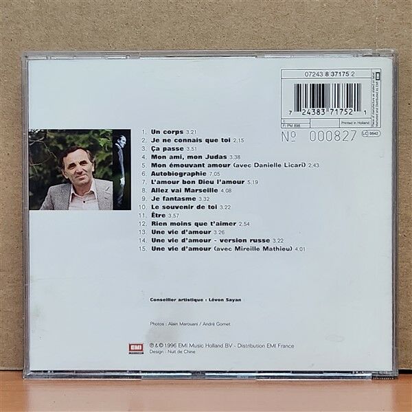 CHARLES AZNAVOUR – AUTOBIOGRAPHIE (1966) - CD 2.EL