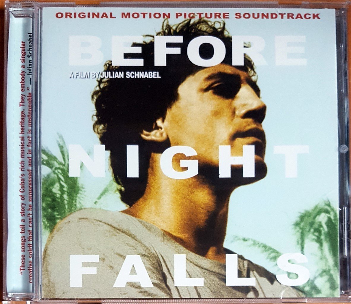 BEFORE NIGHT FALLS SOUNDTRACK / TRIO MATAMOROS, BEBO VALDES, BENY MORE, CARTER BURWELL, FAIRUZ (2000) BLUE THUMB RECORDS CD 2.EL