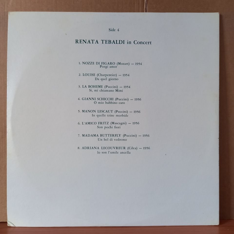 TOSCANINI / VERDI: REQUIEM MASS / RENATA TEBALDI, CLOE ELMO, GIACINTO PRANDELLI, CESARE SIEPI - 2LP 2.EL PLAK