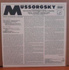 MUSSORGSKY: ORCHESTRAL EXCERPTS FROM THE OPERAS AND SCHERZO / YEVGENI SVETLANOV (1982) - LP 2.EL PLAK