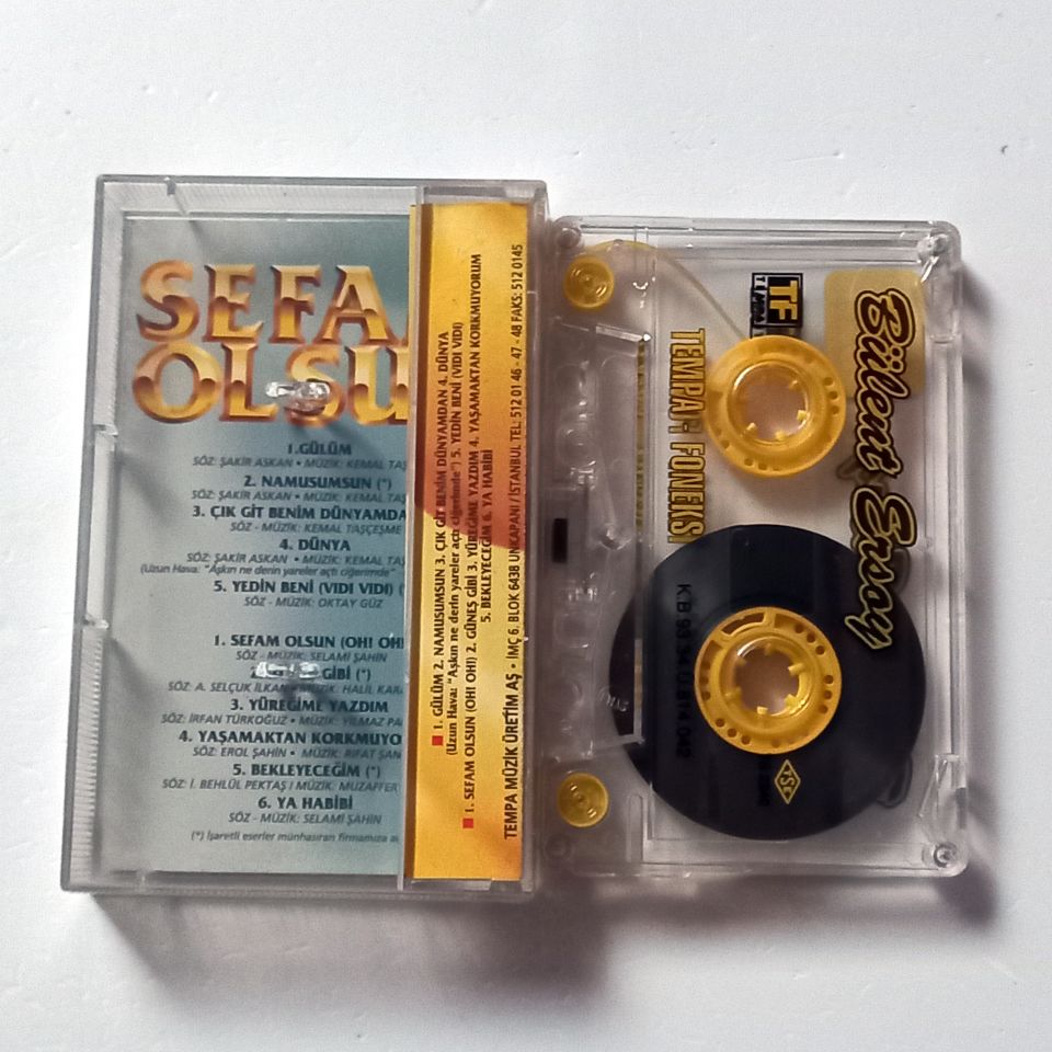 BÜLENT ERSOY - SEFAM OLSUN (1993) - KASET 2.EL
