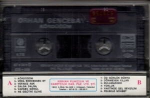 ORHAN GENCEBAY - 8 / KÖRDÜĞÜM (1987) KERVAN PLAKÇILIK KASET 2.EL