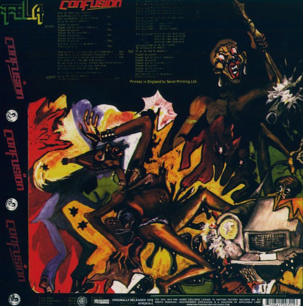FELA KUTI - CONFUSION (1974) - LP 2014 SIFIR PLAK