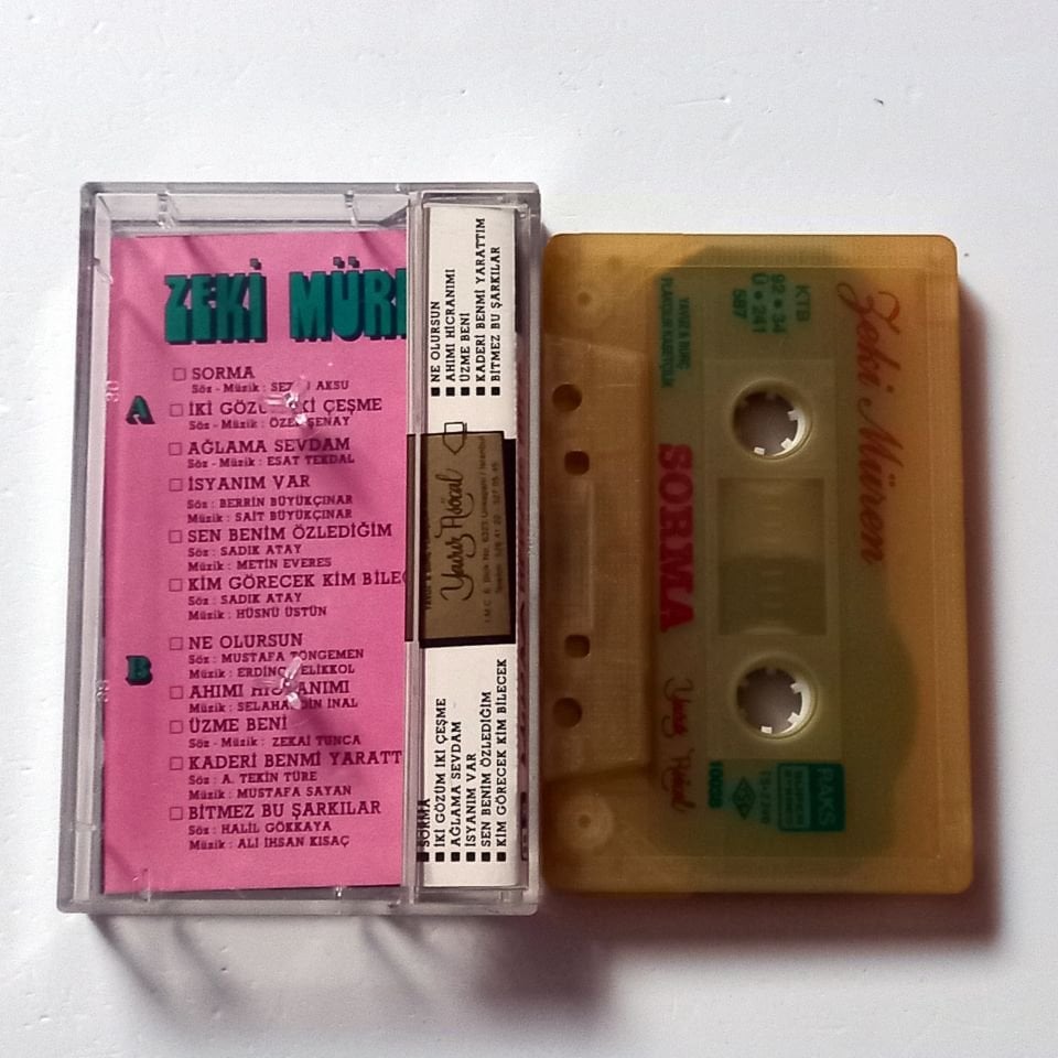 ZEKİ MÜREN - SORMA (1992) - KASET 2.EL