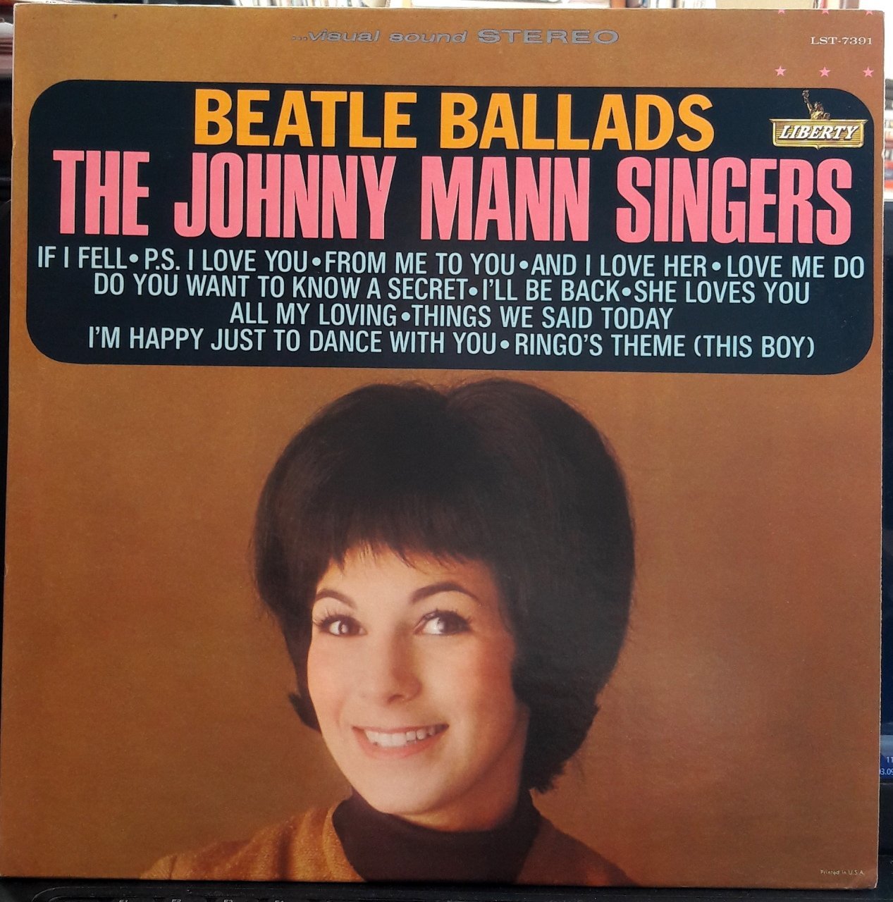 THE JOHNNY MANN SINGERS - BEATLE BALLADS - PLAK 2.EL