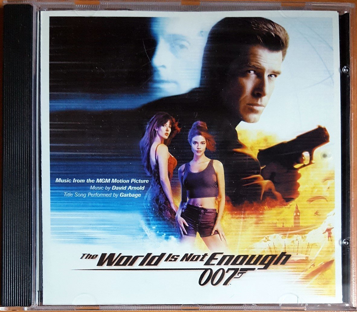 THE WORLD IS NOT ENOUGH 007 JAMES BOND SOUNDTRACK / DAVID ARNOLD, GARBAGE (1999) RADIOACTIVE / MCA CD 2.EL