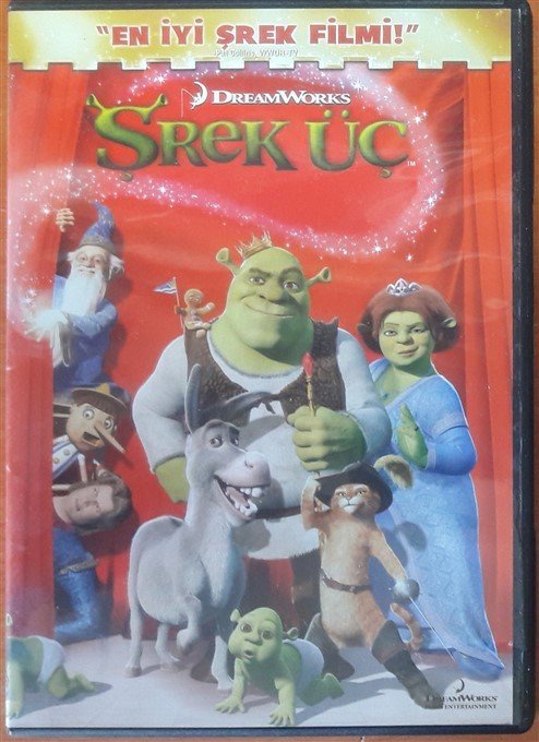 ŞREK 3 - SHREK THE THIRD - ANİMASYON - DVD 2.EL