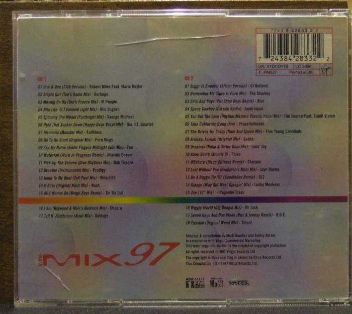 IN THE MIX 97 - KARIŞIK POP DANCE 2CD 2.EL