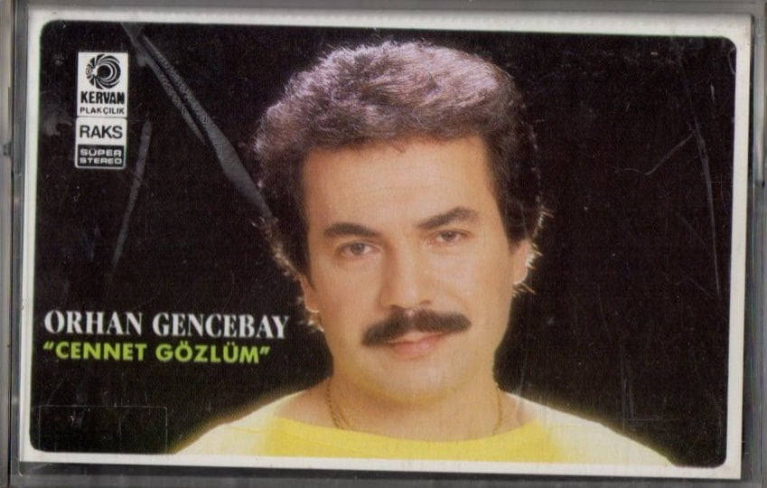 ORHAN GENCEBAY - CENNET GÖZLÜM (1987) KERVAN PLAKÇILIK KASET 2.EL