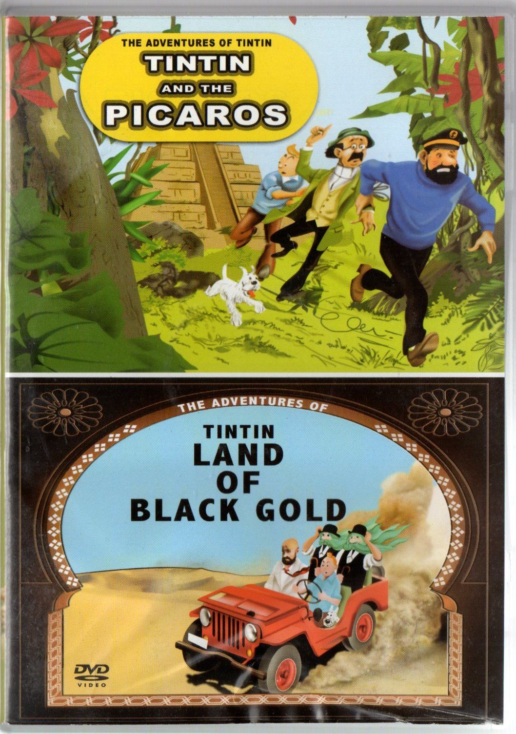 THE ADVENTURES OF TINTIN - THE PICAROS, LAND OF BLACK GOLD - 2 DVD 2.EL TÜRKÇE YOKTUR