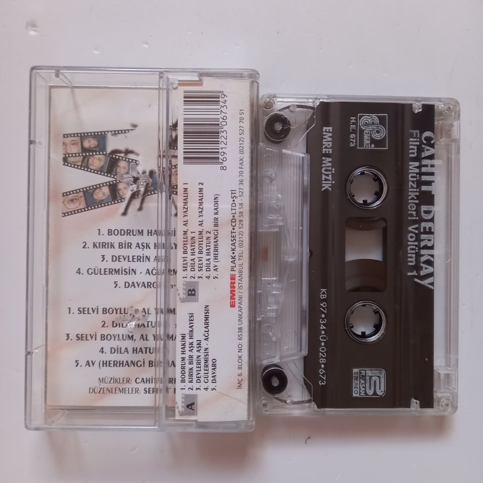 CAHİT BERKAY - FİLM MÜZİKLERİ VOLÜM 1 (1997) - KASET 2.EL