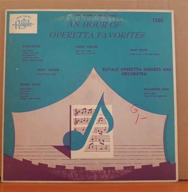 AN HOUR OF OPERETTA FAVORITES - LP 2.EL PLAK