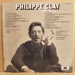 PHILIPPE CLAY - PHILIPPE CLAY (1975) - LP CHANSON 2.EL PLAK