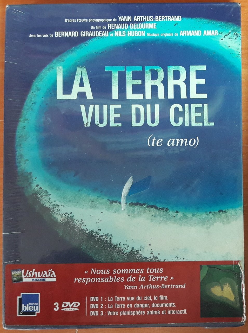 LA TERRE VUE DU CIEL - YANN ARTHUS-BERTRAND - 3DVD SIFIR TR ALTYAZI YOKTUR
