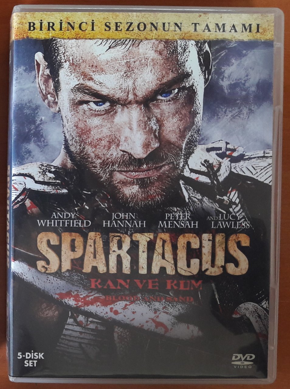 SPARTACUS KAN ve KUM - BLOOD AND SAND - BİRİNCİ SEZONUN TAMAMI - 5DVD 2.EL