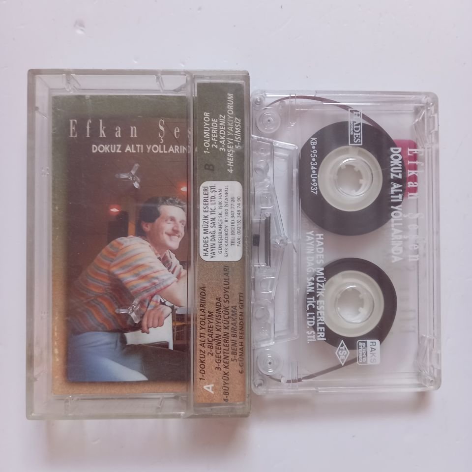 EFKAN ŞEŞEN - DOKUZ ALTI YOLLARINDA (1995) - KASET 2.EL