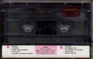 ORHAN GENCEBAY - AKMA GÖZLERİMDEN (1987) KERVAN PLAKÇILIK KASET 2.EL