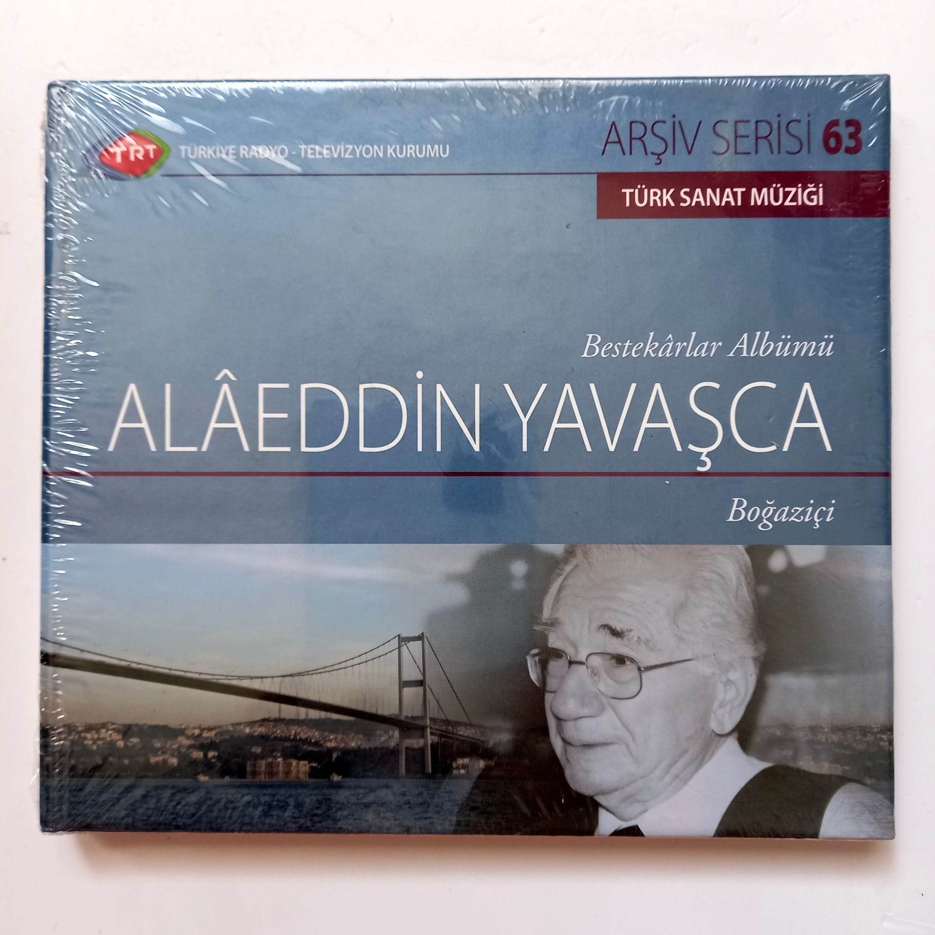 ALAEDDİN YAVAŞCA - BOĞAZİÇİ / TÜRK SANAT MÜZİĞİ / TRT ARŞİV SERİSİ 63 - CD SIFIR