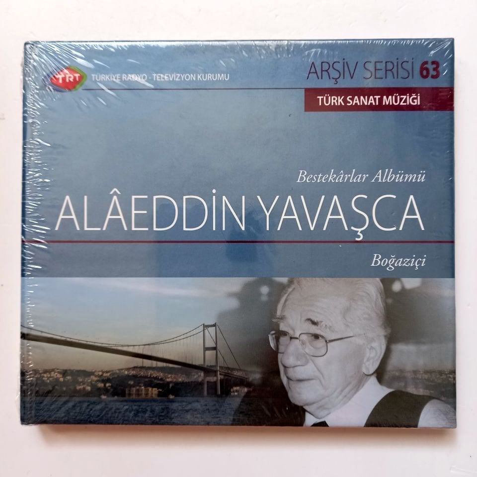 ALAEDDİN YAVAŞCA - BOĞAZİÇİ / TÜRK SANAT MÜZİĞİ / TRT ARŞİV SERİSİ 63 - CD SIFIR