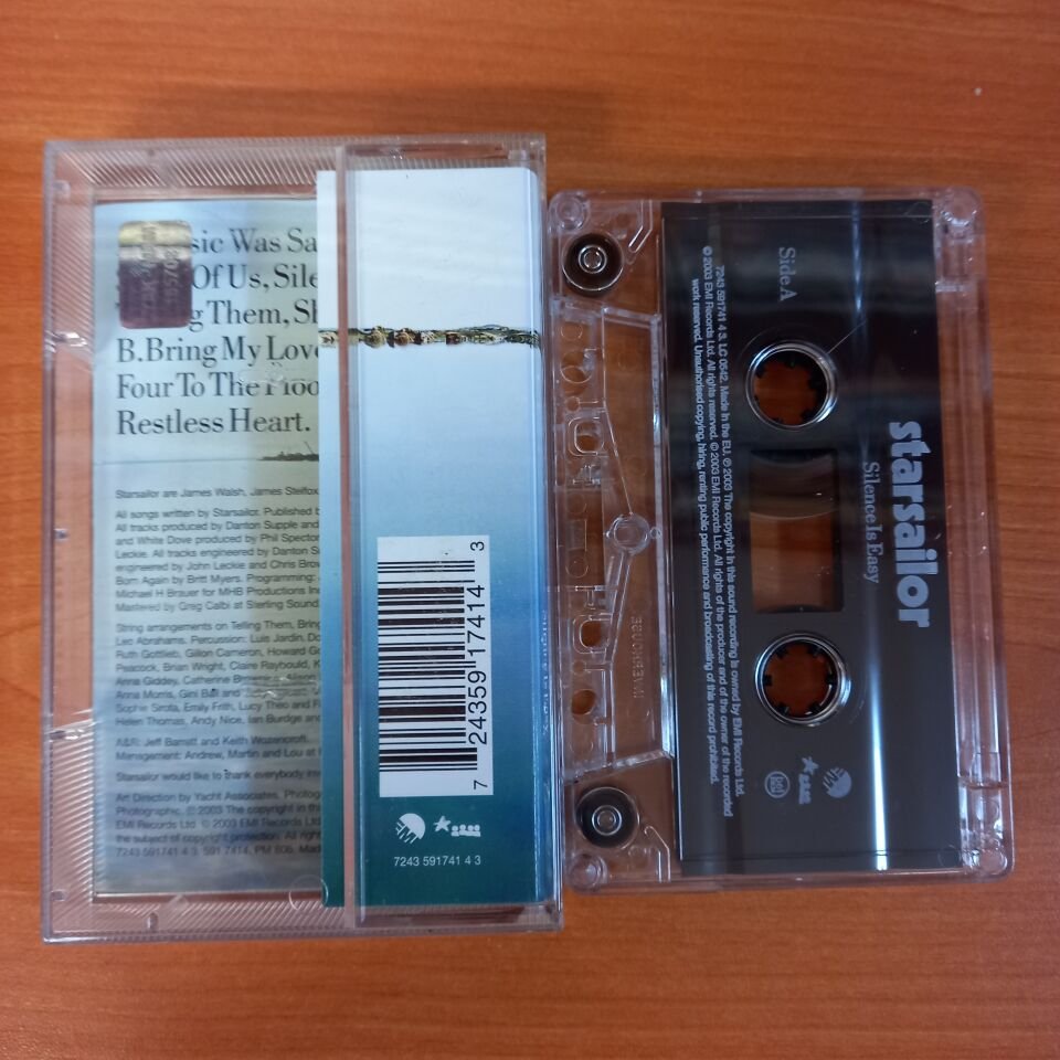 STARSAILOR - SILENCE IS EASY (2003) - MADE IN EU KASET 2.EL
