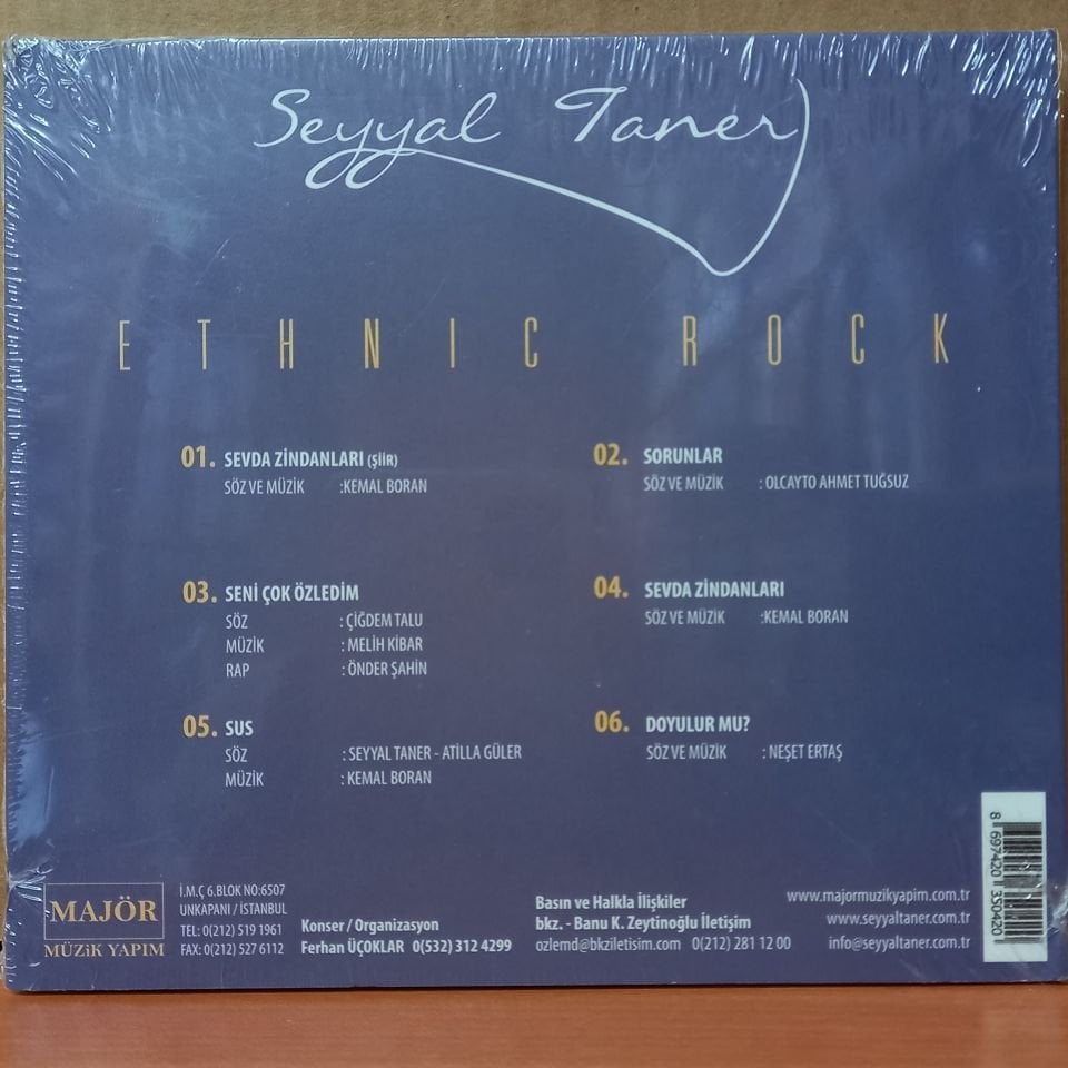 SEYYAL TANER – ETHNIC ROCK - CD SIFIR