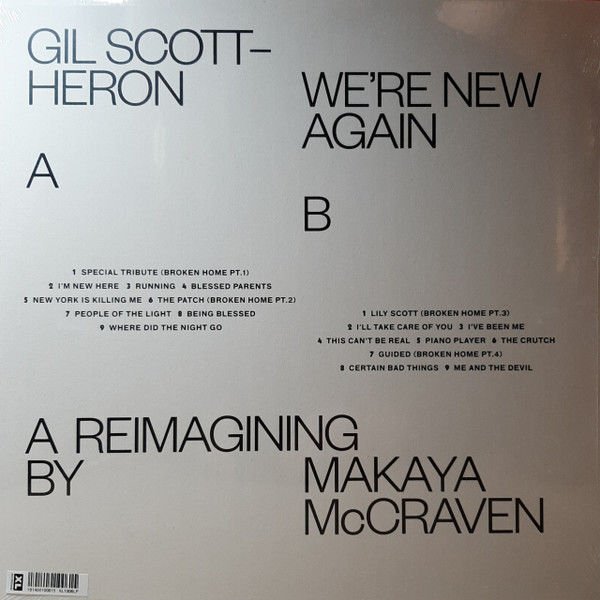 GIL SCOTT HERON - WE'RE NEW AGAIN A REIMAGINING BY MAKAYA MCCRAVEN (2020) - LP SIFIR PLAK
