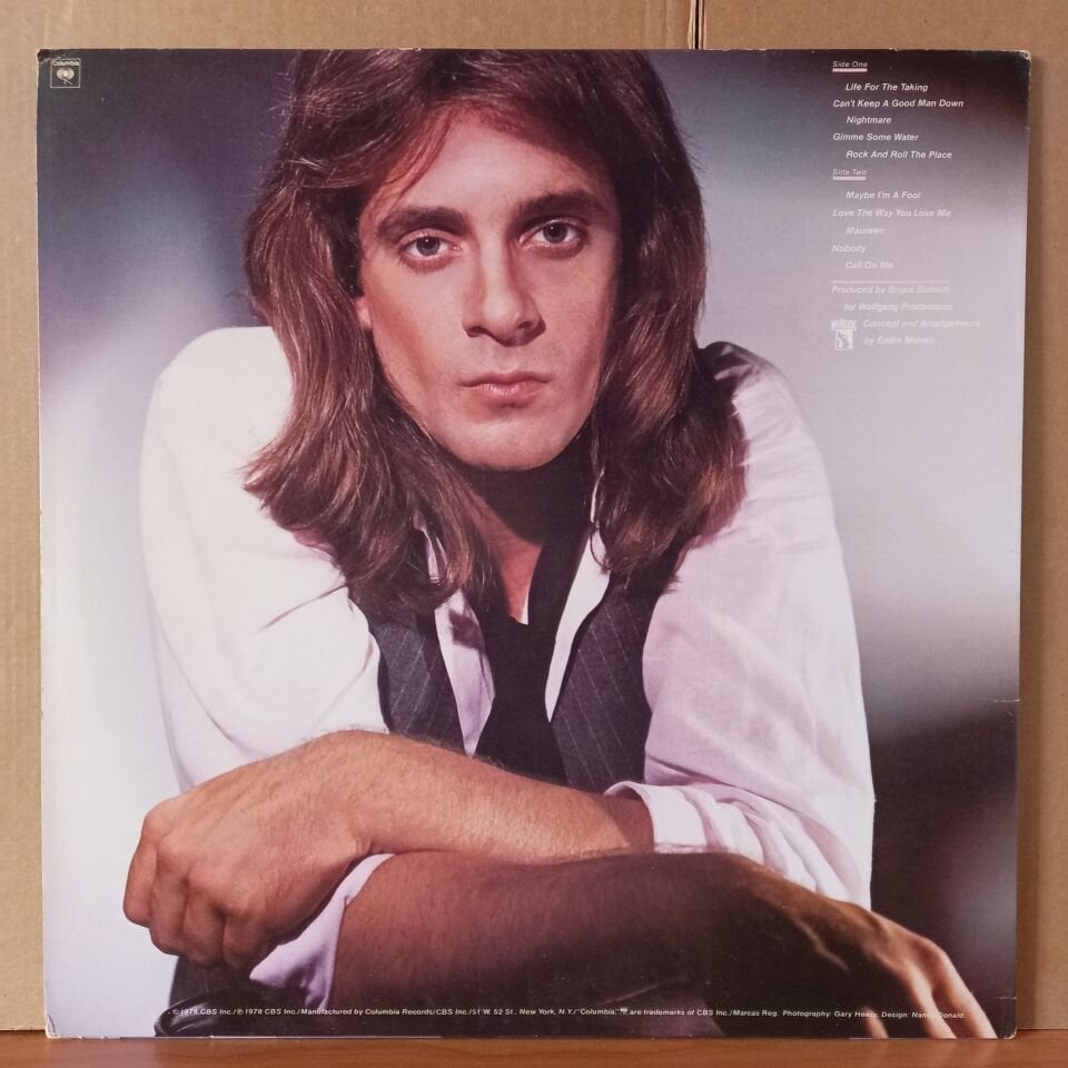 EDDIE MONEY – LIFE FOR THE TAKING (1978) - LP 2.EL PLAK