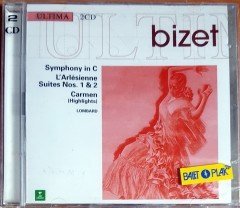 BIZET - SYMPHONY IN C, L'ARLESIENNE, CARMEN (HIGHLIGHTS) / ALAIN LOMBARD (1997) ERATO CLASSICS 2CD SIFIR