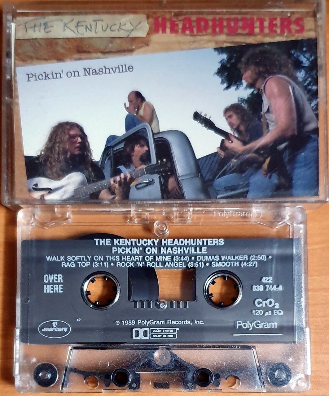 THE KENTUCKY HEADHUNTERS - PICKIN' ON NASHVILLE (1989) - KASET POLYGRAM 2.EL
