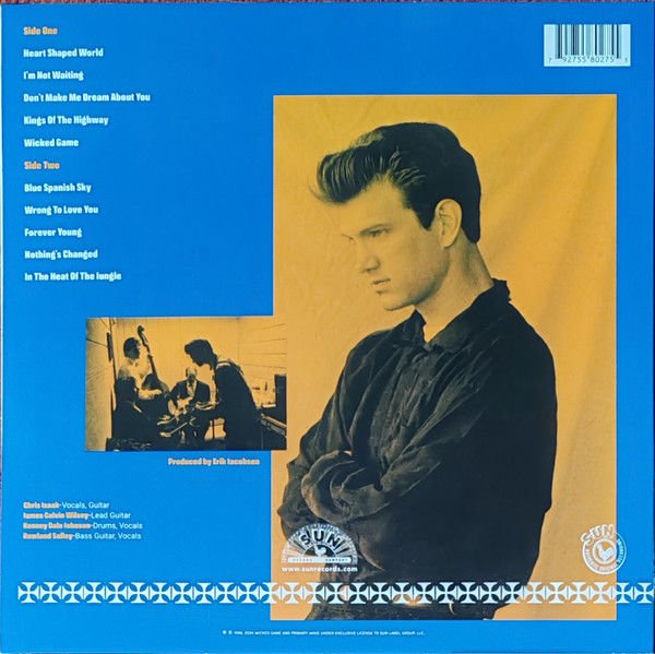 CHRIS ISAAK - HEART SHAPED WORLD / WICKED GAME  (1989) - LP 2024 EDITION SIFIR PLAK