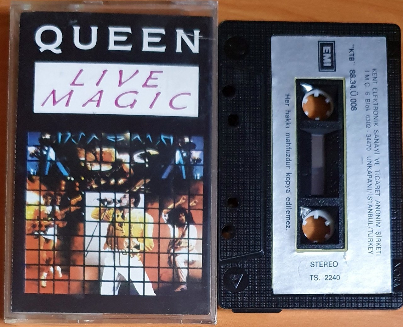 QUEEN - LIVE MAGIC (1988) - KASET KENT 2.EL