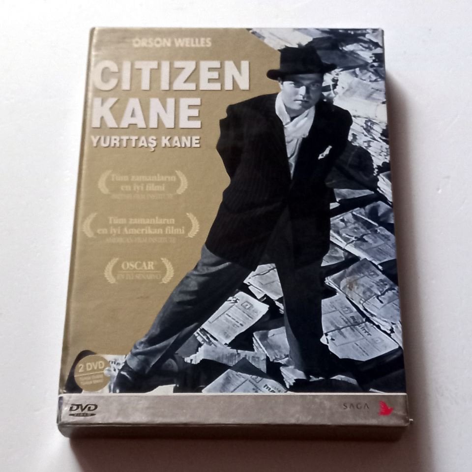 CITIZEN KANE / YURTTAŞ KANE - ORSON WELLES, JOSEPH COTTON - YÖN. : ORSON WELLES - 2 DVD SET 2.EL