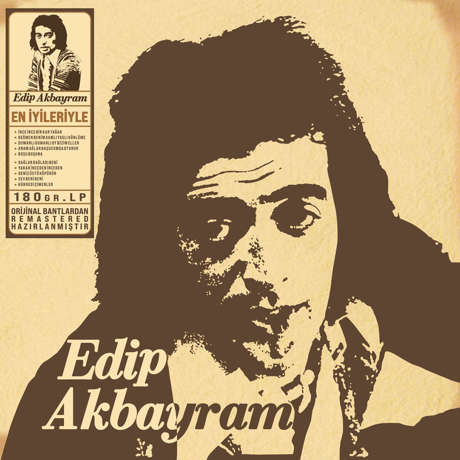EDİP AKBAYRAM - EN İYİLERİYLE (2025) - LP COMPILATION 180GR SIFIR PLAK