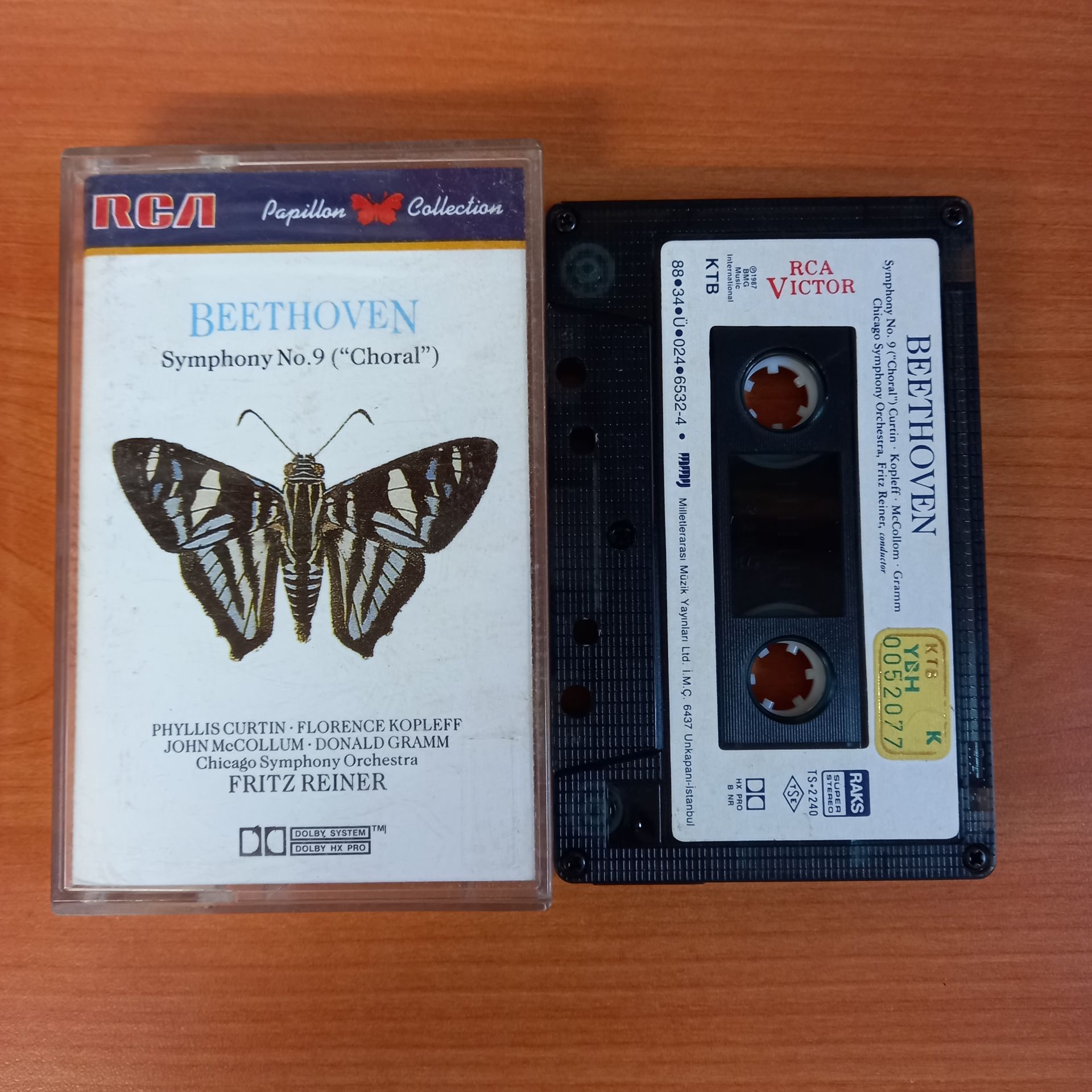 BEETHOVEN - SYMPHONY NO.9 (''CHORAL'') (1988) - KASET 2.EL