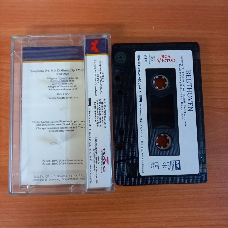 BEETHOVEN - SYMPHONY NO.9 (''CHORAL'') (1988) - KASET 2.EL