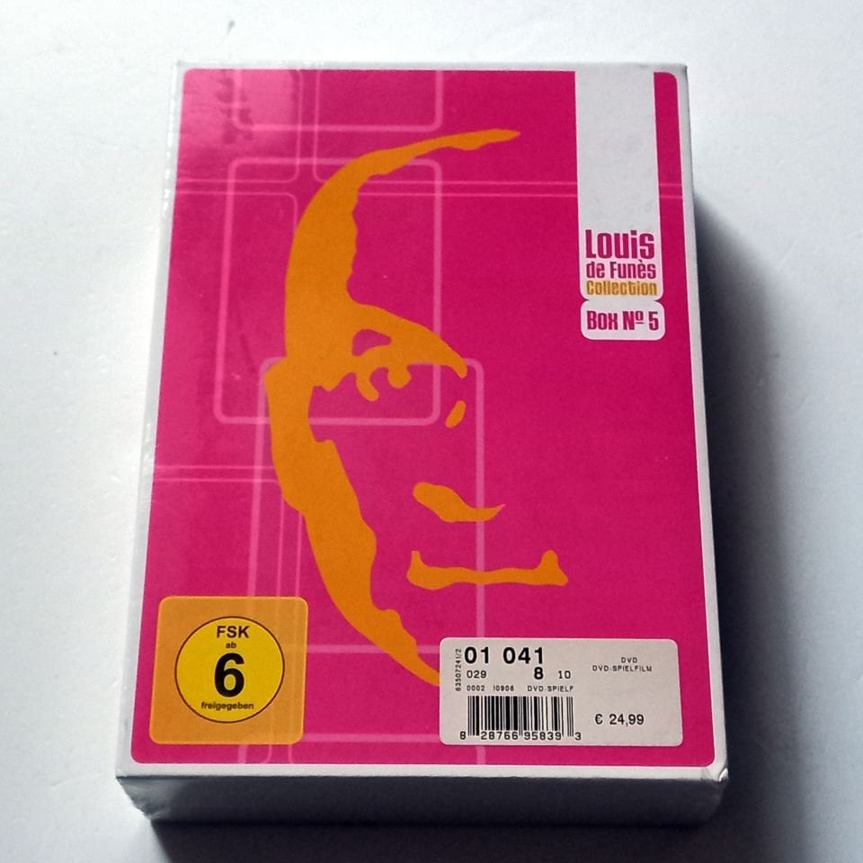 LOUIS DE FUNÈS DVD COLLECTION BOX NO. 5  - 3 DVD SET 2. BÖLGE TÜRKÇE ALTYAZI YOKTUR AMBALAJINDA SIFIR