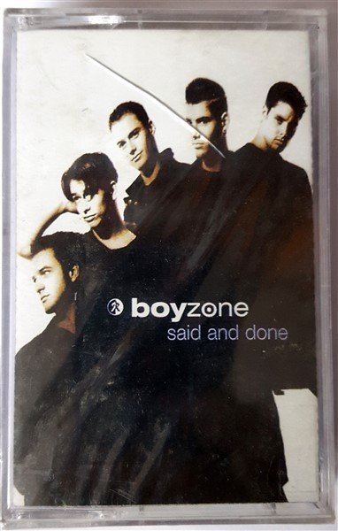 BOYZONE - SAID AND DONE (1995) RAKS CASSETTE MADE IN TURKEY ''USED''
