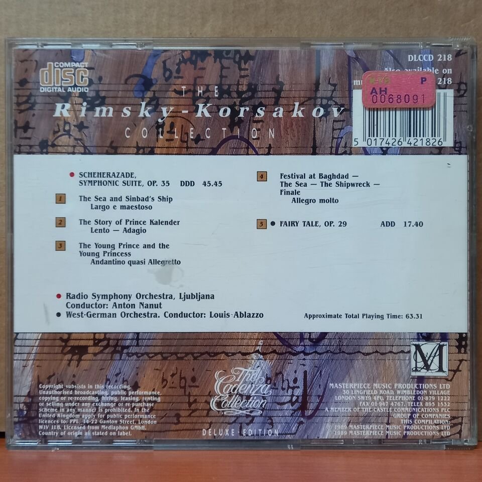 RIMSKY KORSAKOV - THE RIMSKY KORSAKOV COLLECTION / DELUXE EDITION (1989) - CD 2.EL