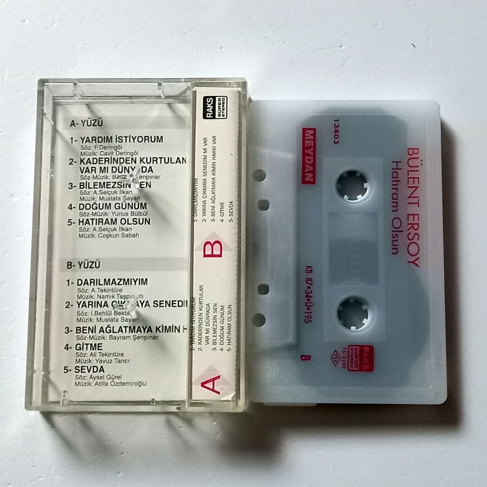 BÜLENT ERSOY - HATIRAM OLSUN (1987) - PROMOSYON KASET 2.EL