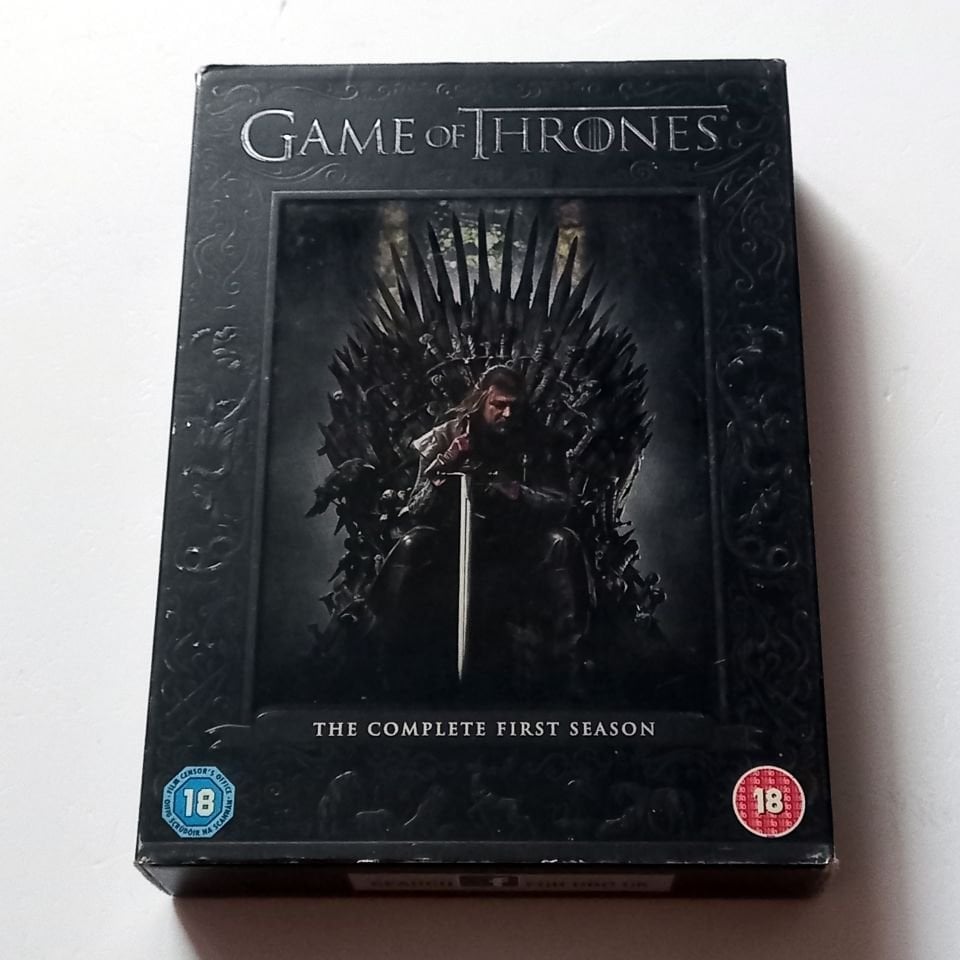 GAME OF THRONES: THE COMPLETE FIRST SEASON   - 5 DVD SET SLIPCASE 2.EL