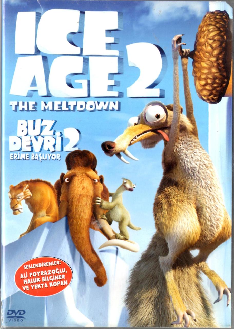 ICE AGE 2 THE MELT DOWN - BUZ DEVRİ 2 ERİME BAŞLIYOR - PIXAR ANİMASYON - DVD 2.EL