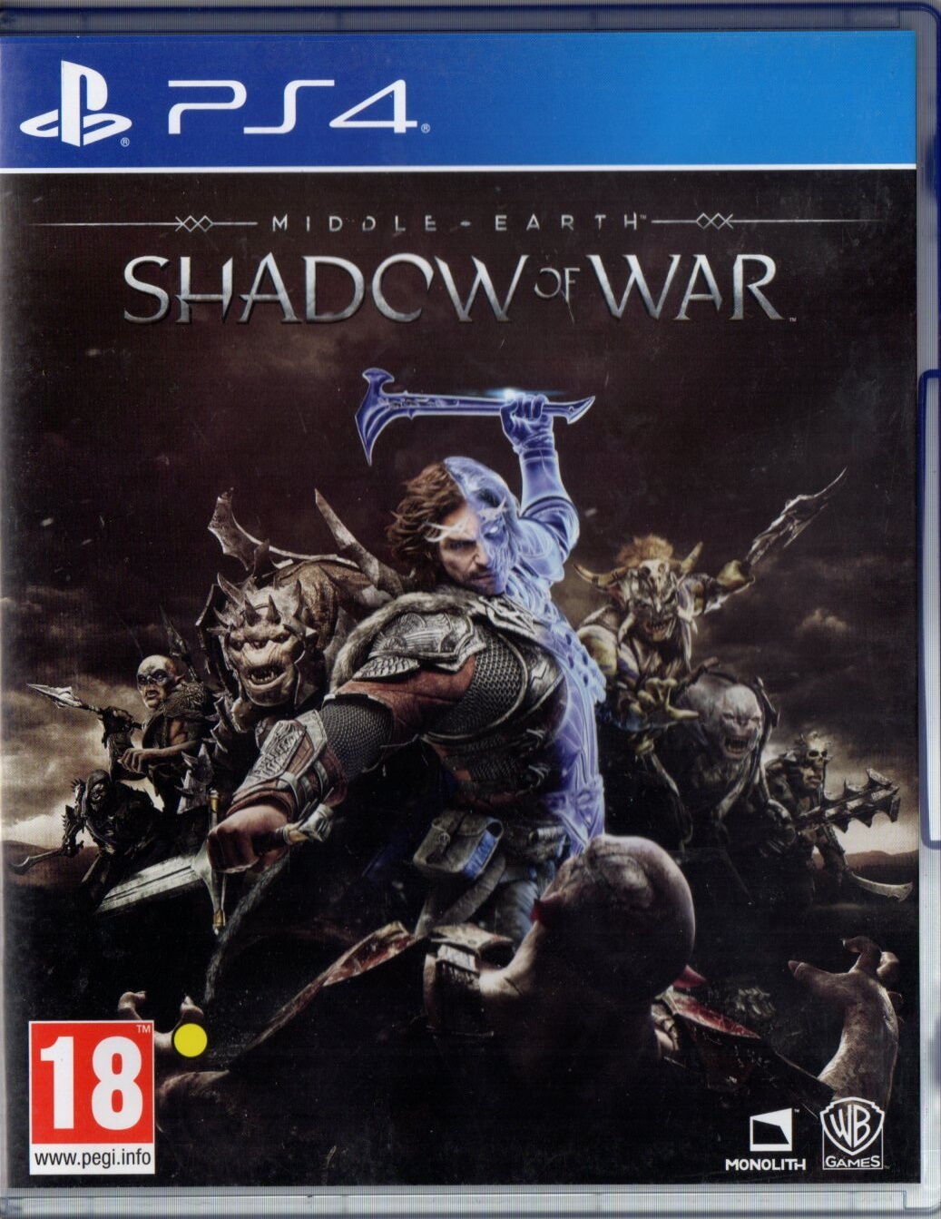 MIDDLE EARTH: SHADOW OF WAR - PS4 PLAYSTATION 4 OYUNU 2.EL