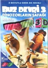 ICE AGE 3 DAWN OF THE DINOSAURS - BUZ DEVRİ 3 DİNOZORLARIN ŞAFAĞI - PIXAR ANİMASYON - 3D DVD 2.EL