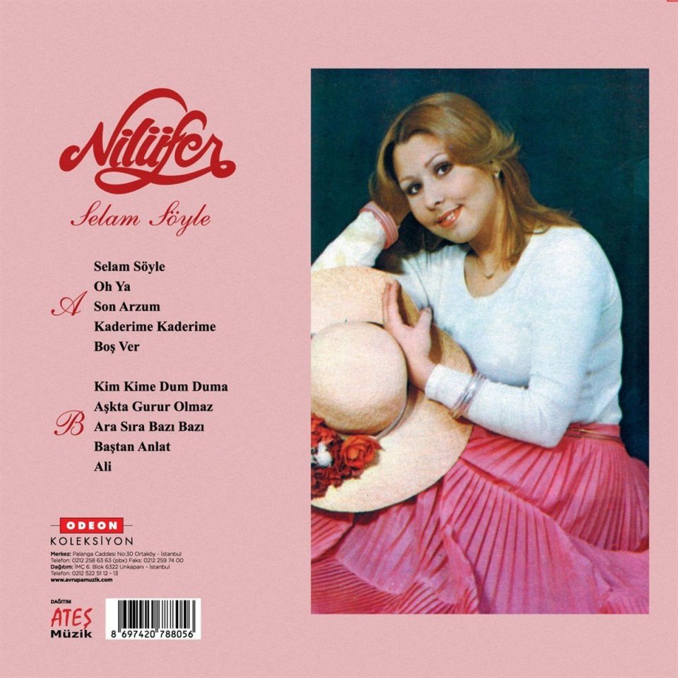 NİLÜFER - SELAM SÖYLE (1976) - LP 2024 BASIM SIFIR PLAK