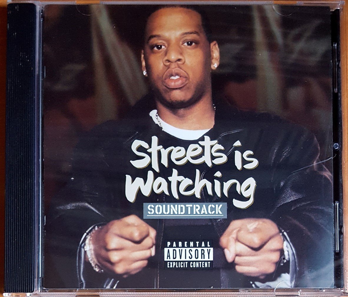 STREETS IS WATCHING SOUNDTRACK / JAY-Z, USUAL SUSPECTS, CHRISTION (1998) ROC-A-FELLA RECORDS / DEF JAM CD 2.EL