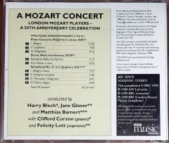 A MOZART CONCERT / LONDON MOZART (1999) BBC MUSIC MAGAZINE PROMO CD 2.EL