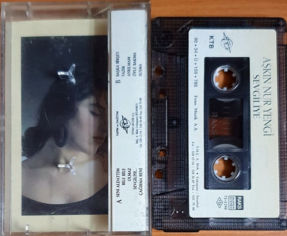 AŞKIN NUR YENGİ - SEVGİLİYE (1990) - KASET 2.EL
