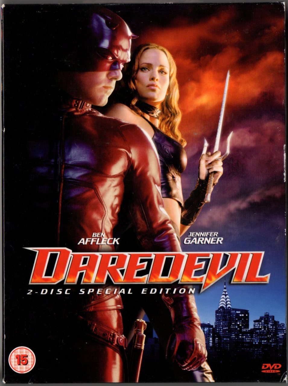 DAREDEVIL - KORKUSUZ - BEN AFFLECK - COLIN FARREL - JENNIFER GARNER - MARVEL - 2DVD 2.EL