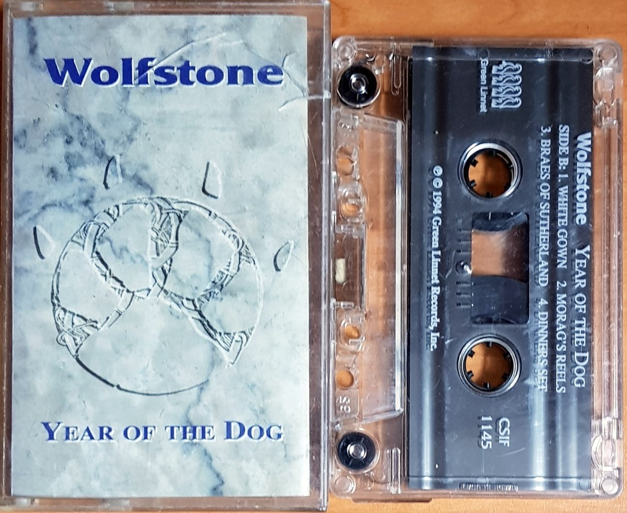 WOLFSTONE - YEAR OF THE DOG (1994) MADE IN USA / GREEN LINNET KASET 2.EL